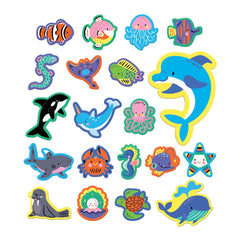 Mud Puppy Ocean Life Stickable Bath Shapes