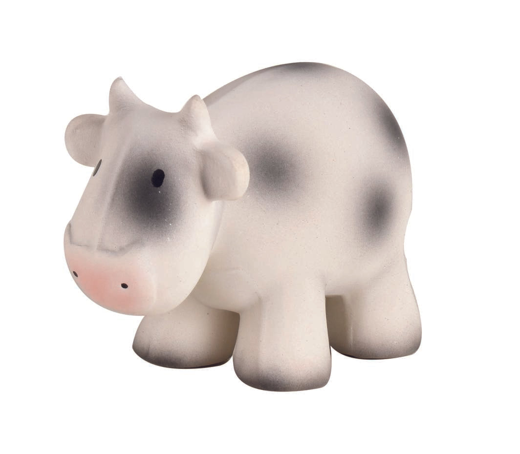 My First Tikiri Farm Animal Rattle & Bath Toy Cow | Toyworld NZ