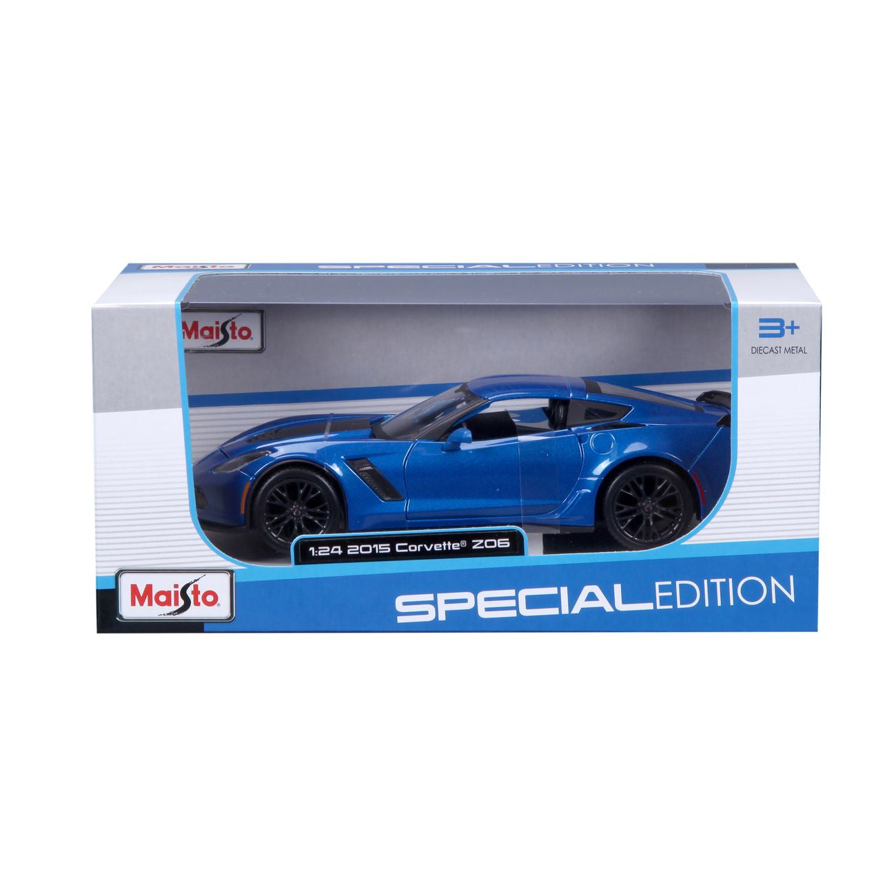 MAISTO SPECIAL EDITION DIE CAST 1 24 2015 CORVETTE Z06 BLUE Toyworld NZ