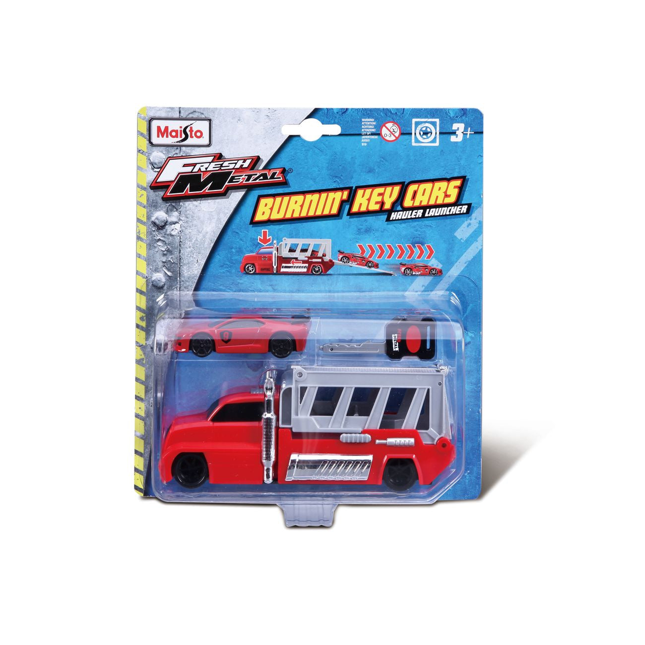 Maisto Fresh Metal Burnin Key Cars Hauler Launcher Assorted Styles