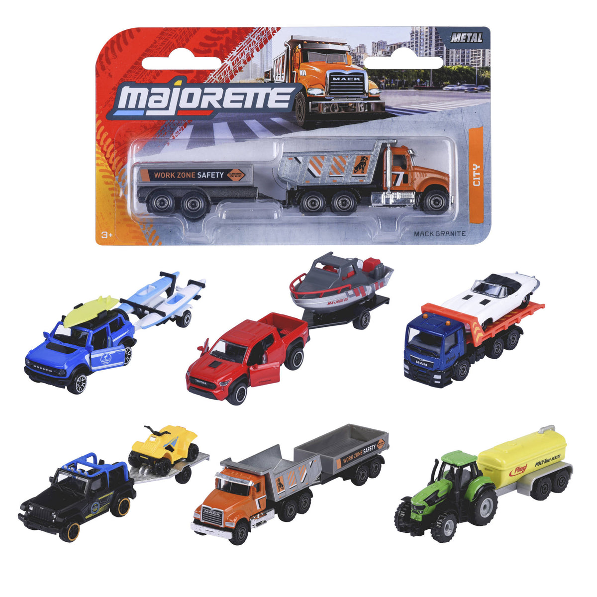 Majorette City Toy Trailers - Assorted Styles.