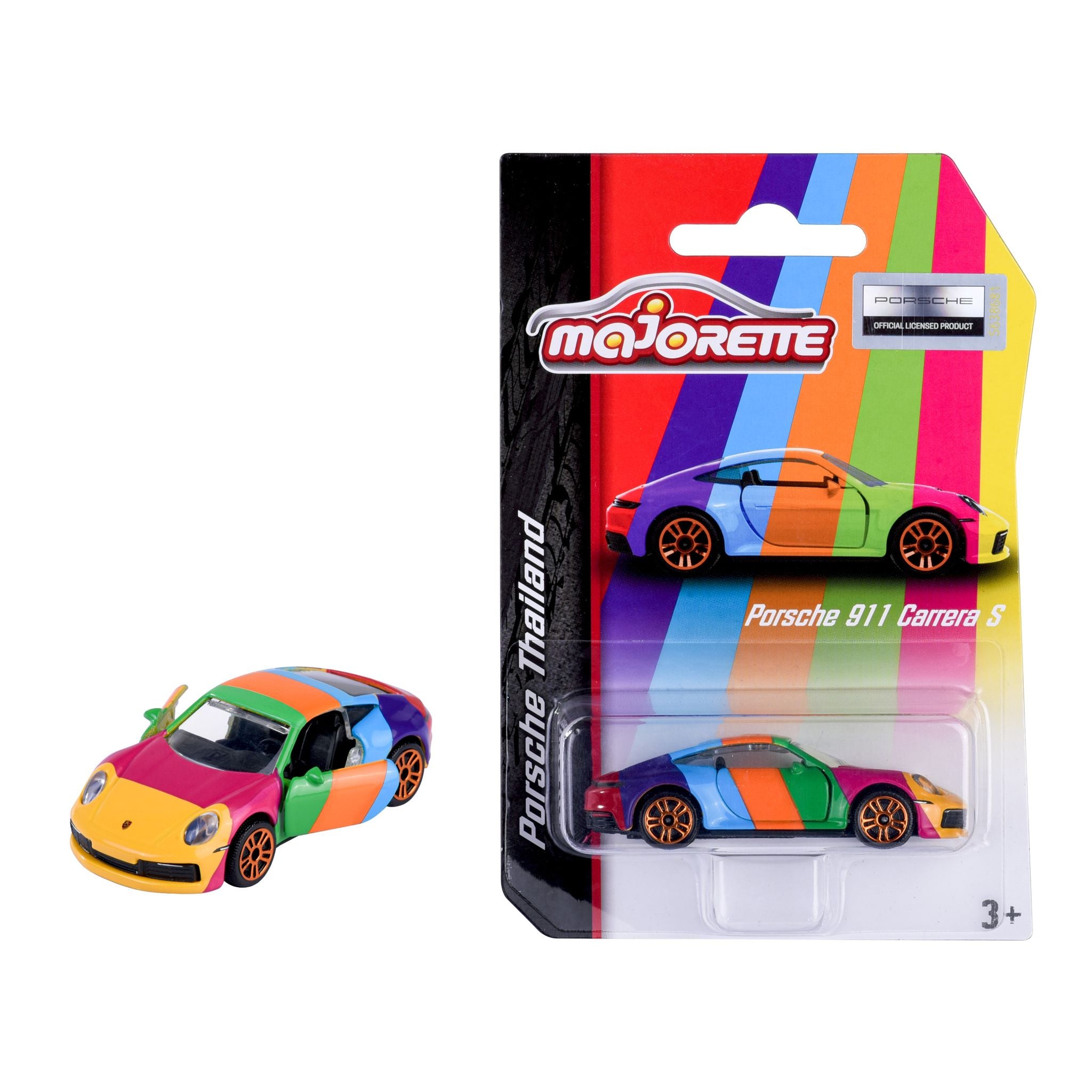 Majorette Premium Porsche 911 Carrera S Rainbow