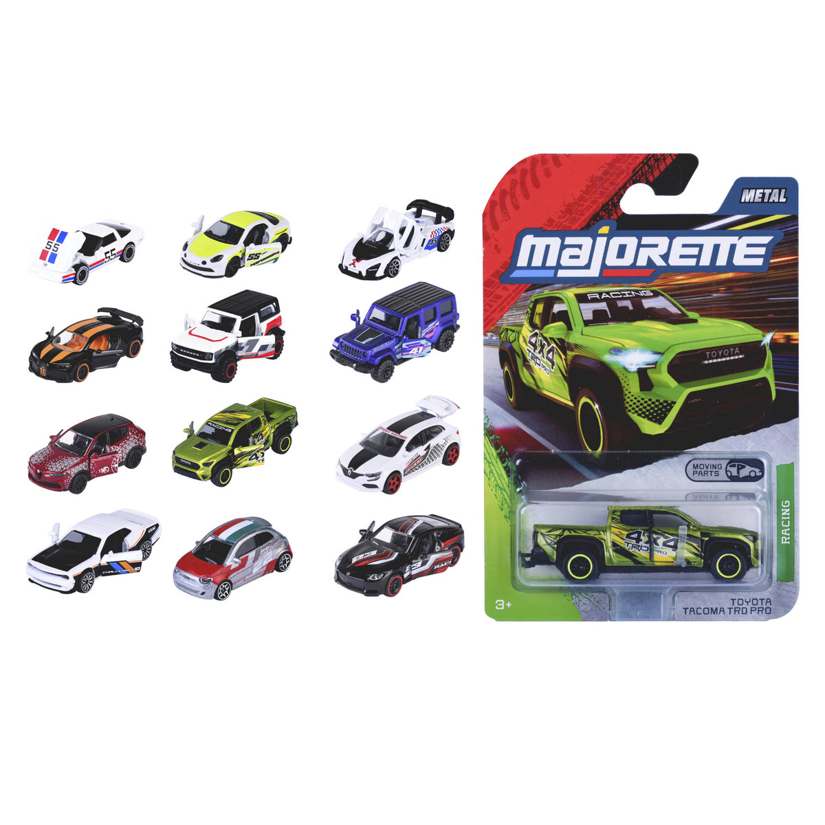 Majorette Racing Premium Cars Die-Cast Toys - Assorted Styles.