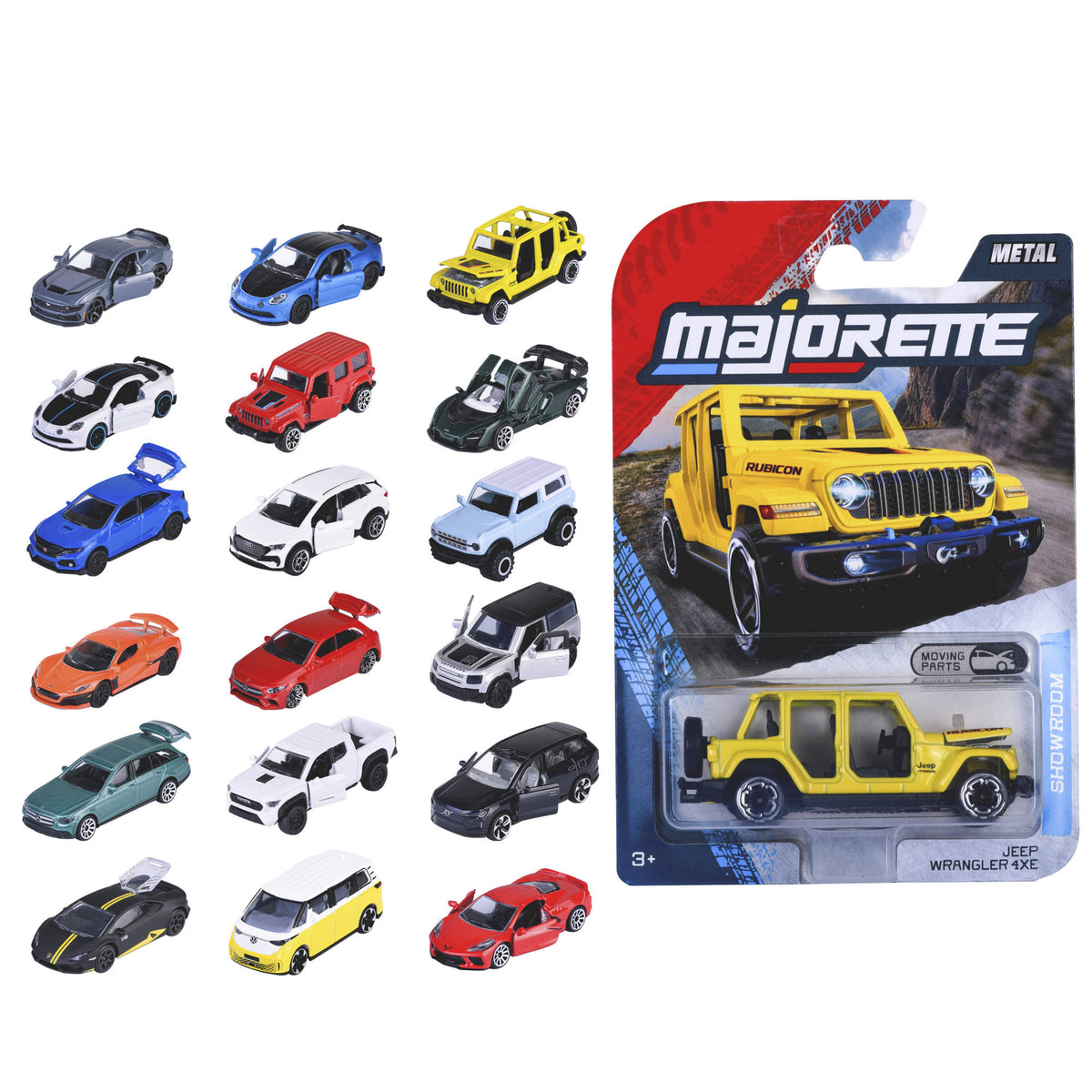 Majorette Showroom Premium Toy Cars - Assorted Styles.