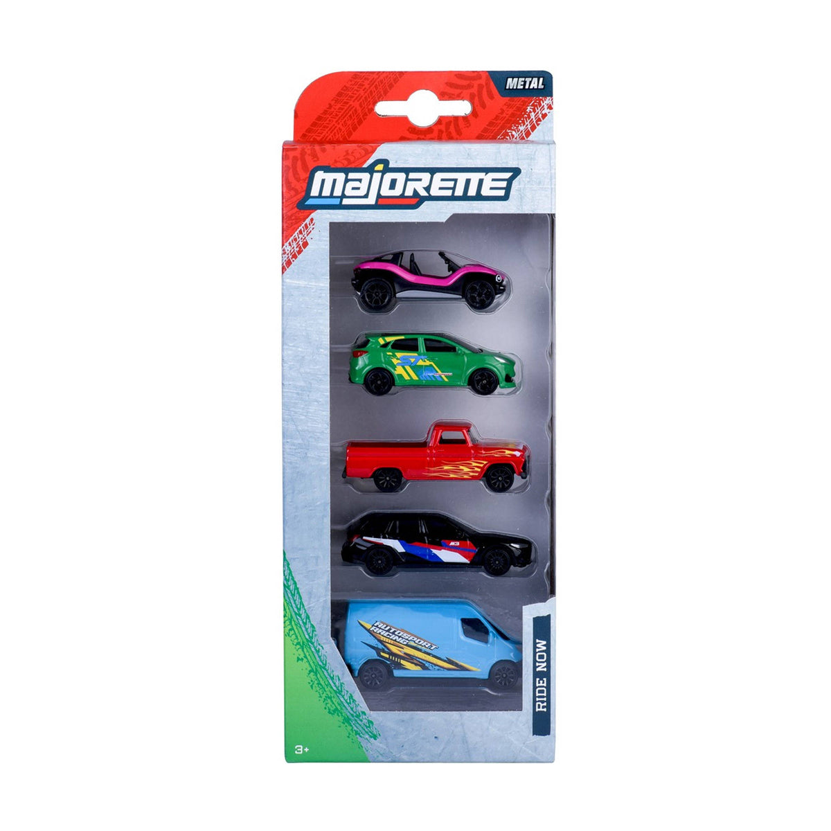 Majorette Street Cars 5-Pack of toy cars - Assorted Styles.