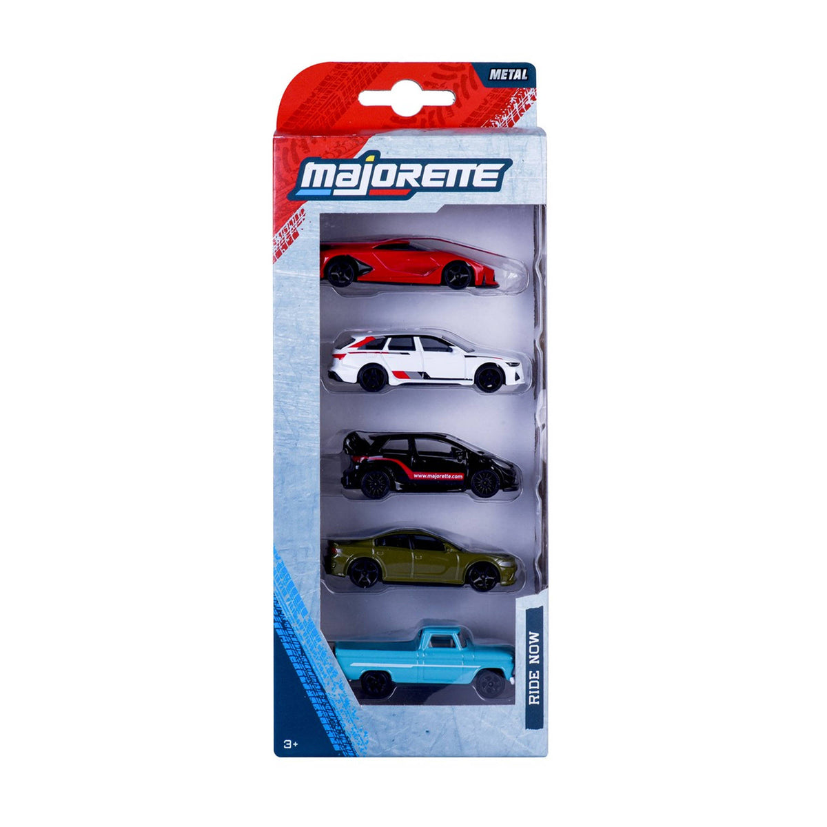 Majorette Street Cars 5-Pack of toy cars - Assorted Styles.