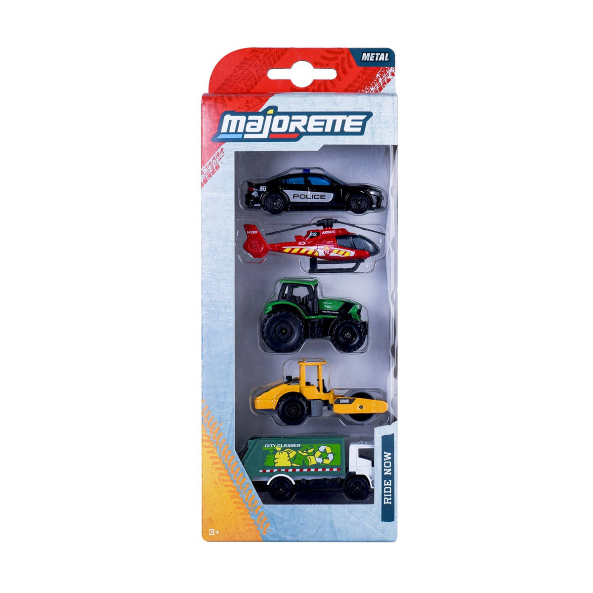 Majorette Street Cars 5-Pack of toy cars - Assorted Styles.