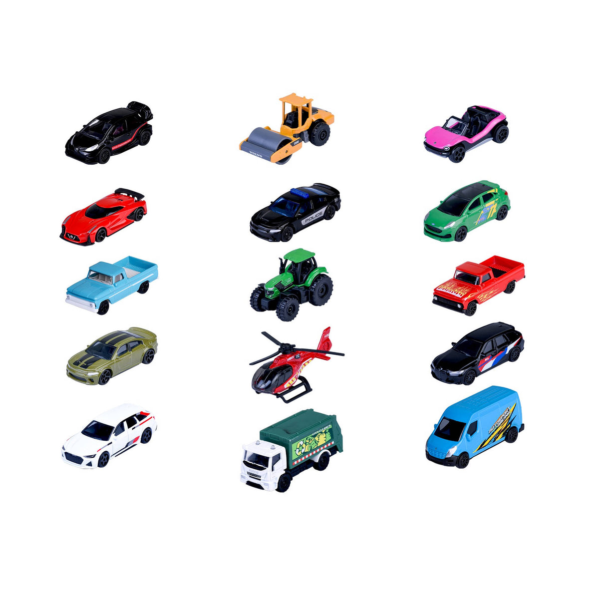 Majorette Street Cars 5-Pack of toy cars - Assorted Styles.