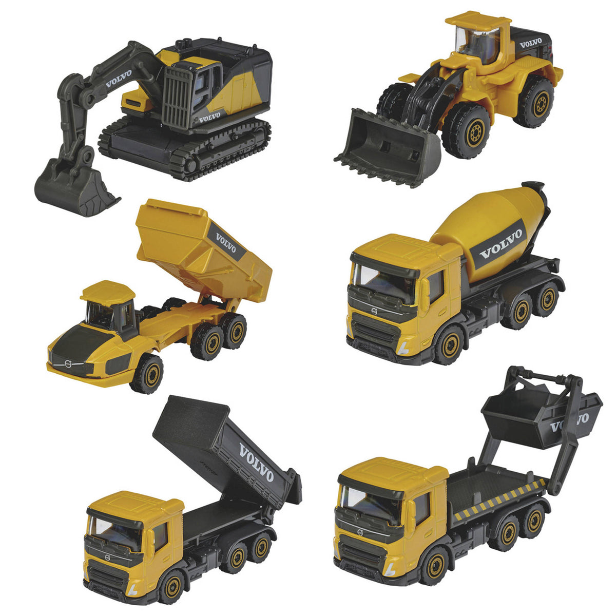 Majorette Volvo Construction Premium Assorted Styles toys.
