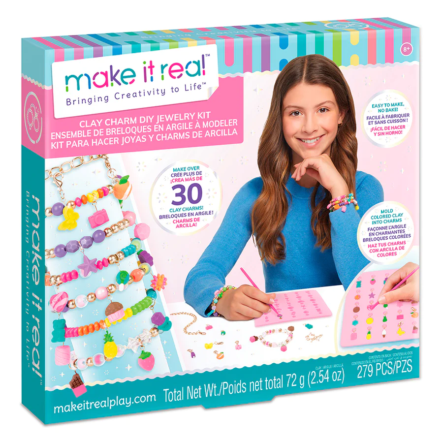 Make It Real Clay Charm Diy Jewelry Kit