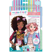 Make It Real Fashion Design Sketchbook: Pretty Kitty - Toyworld NZ