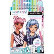 Make It Real Fashion Design Sketchbook: Pastel Pop