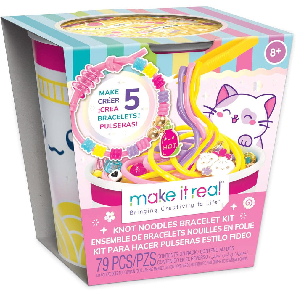 Make It Real Knot Noodles Bracelet DIY Kit, in packaging