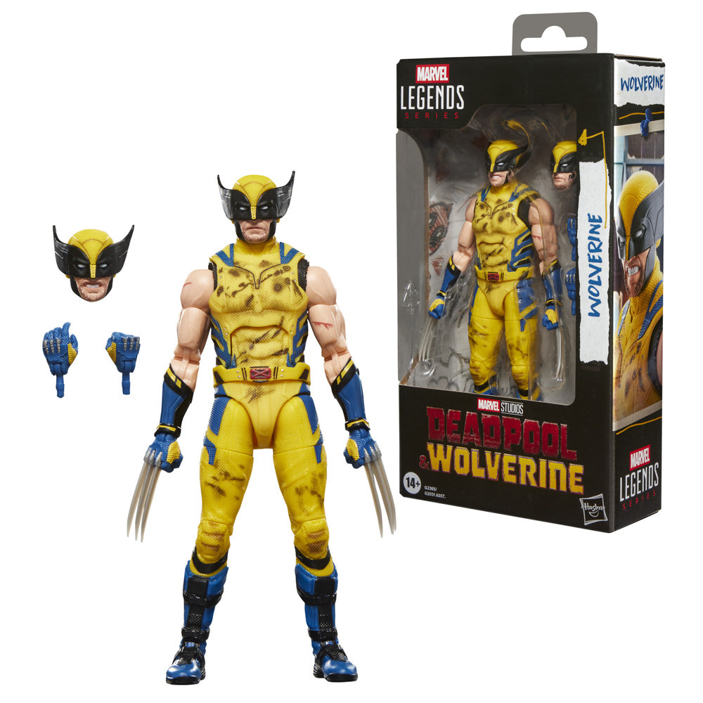 Marvel Legends Series Deadpool & Wolverine Action Figure - Battle Yellow Wolverine