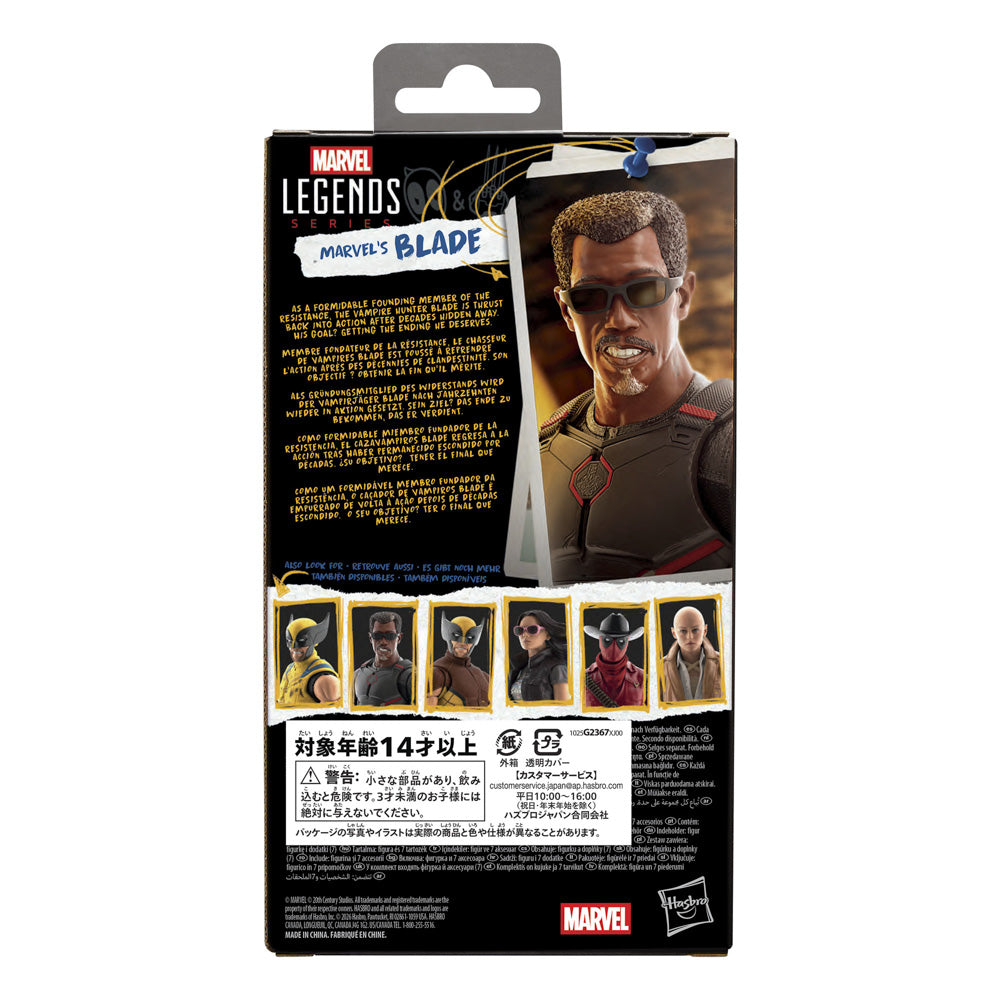 Marvel Legends Series Deadpool & Wolverine Action Figure - Blade - Toyworld NZ