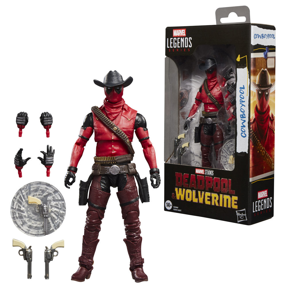 Marvel Legends Series Deadpool & Wolverine Action Figure - Cowboypool - Toyworld NZ