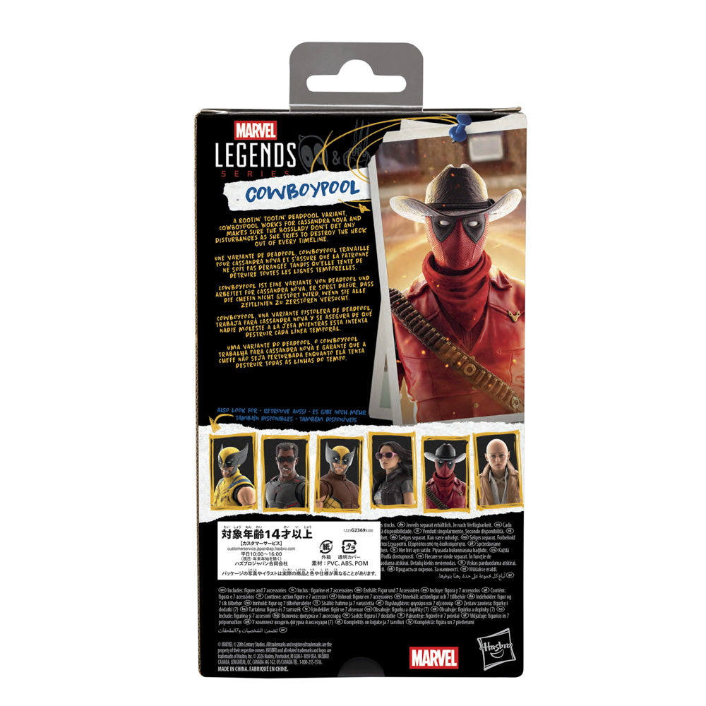 Marvel Legends Series Deadpool & Wolverine Action Figure - Cowboypool - Toyworld NZ