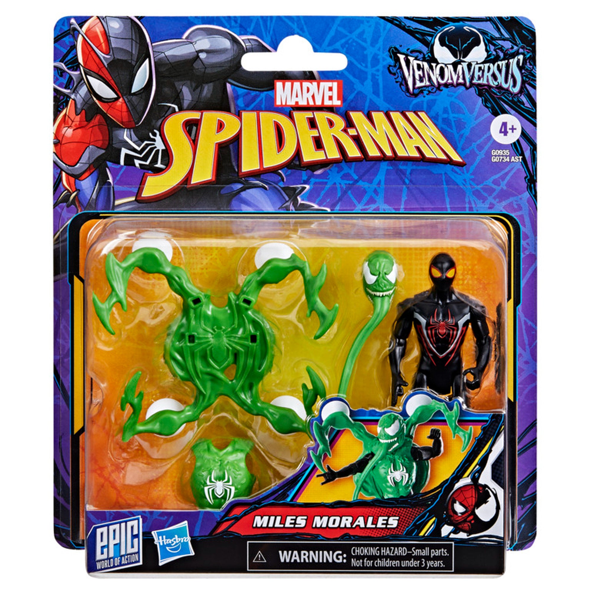 Marvel Spider-Man Venomversus 4 Inch Deluxe Action Figure - Miles Morales