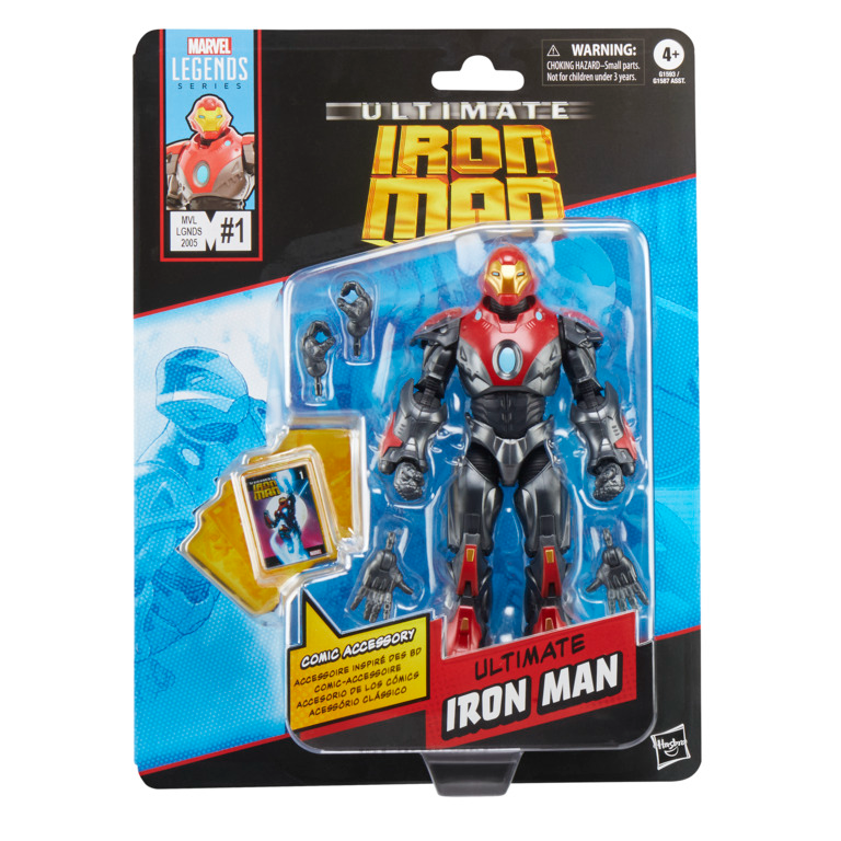Marvel Legends Series Mini Comics Action Figure - Ultimate Iron Man