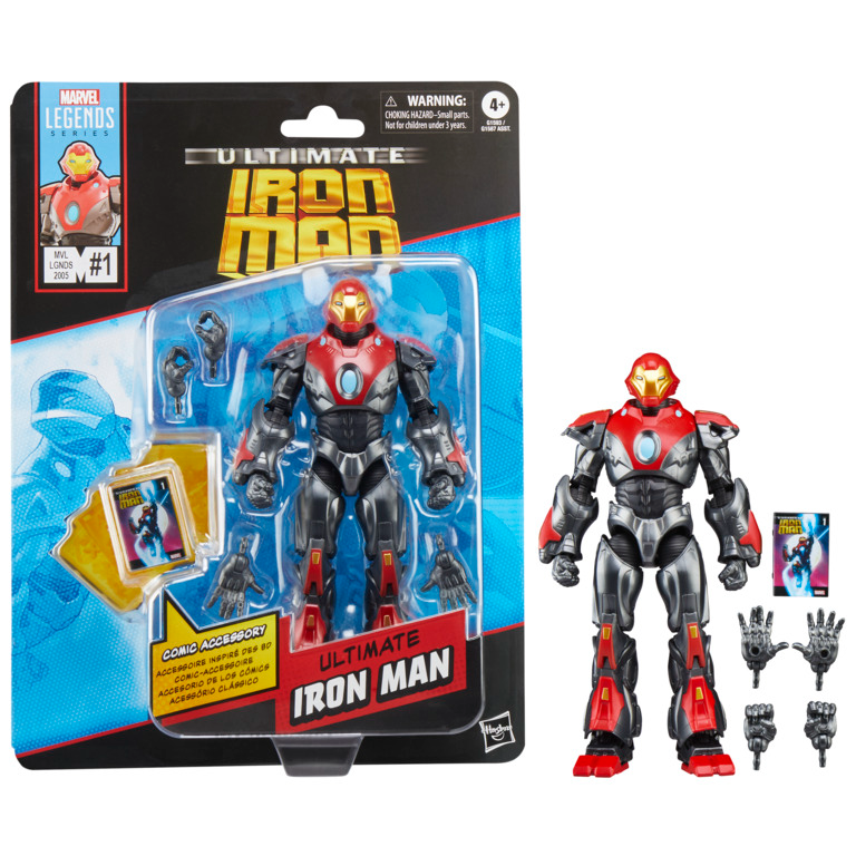 Marvel Legends Series Mini Comics Action Figure - Ultimate Iron Man