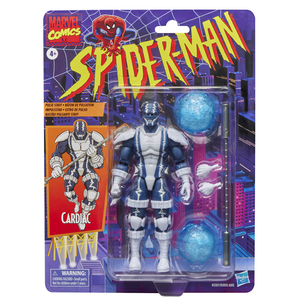 Marvel Legends Series Spider-Man Action Figure - Retro Cardiac