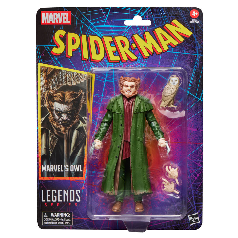 Marvel Legends Series Spider-Man Action Figure - Retro Owl