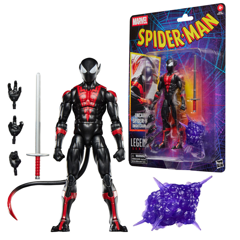 Marvel Legends Series Spider-Man Action Figure - Retro Uncanny Spider-Man (Nightcrawler)