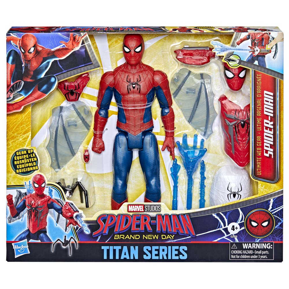 Marvel Spider-Man Brand New Day Titan Series Ultimate Web Gear 11 Inch Action Figure