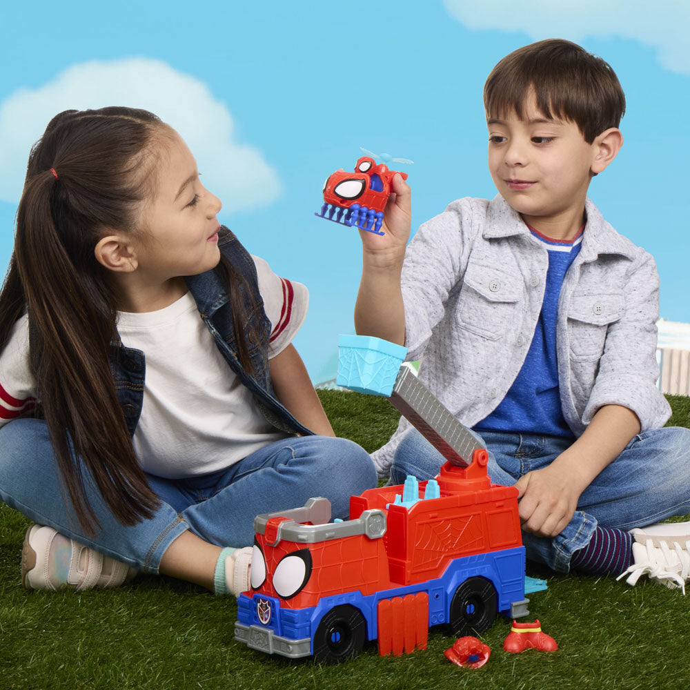 Marvel Spidey and His Amazing Friends Rescue-Webs Firetruck