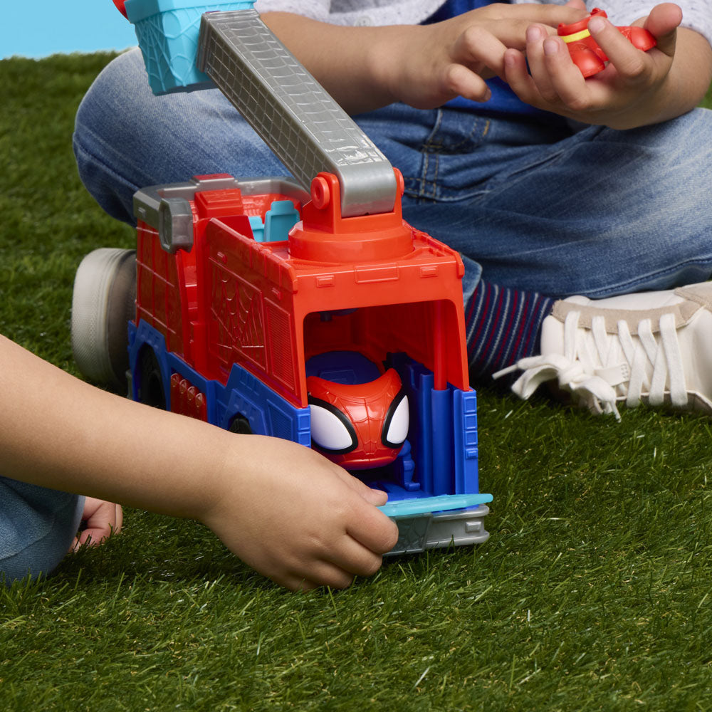 Marvel Spidey and His Amazing Friends Rescue-Webs Firetruck