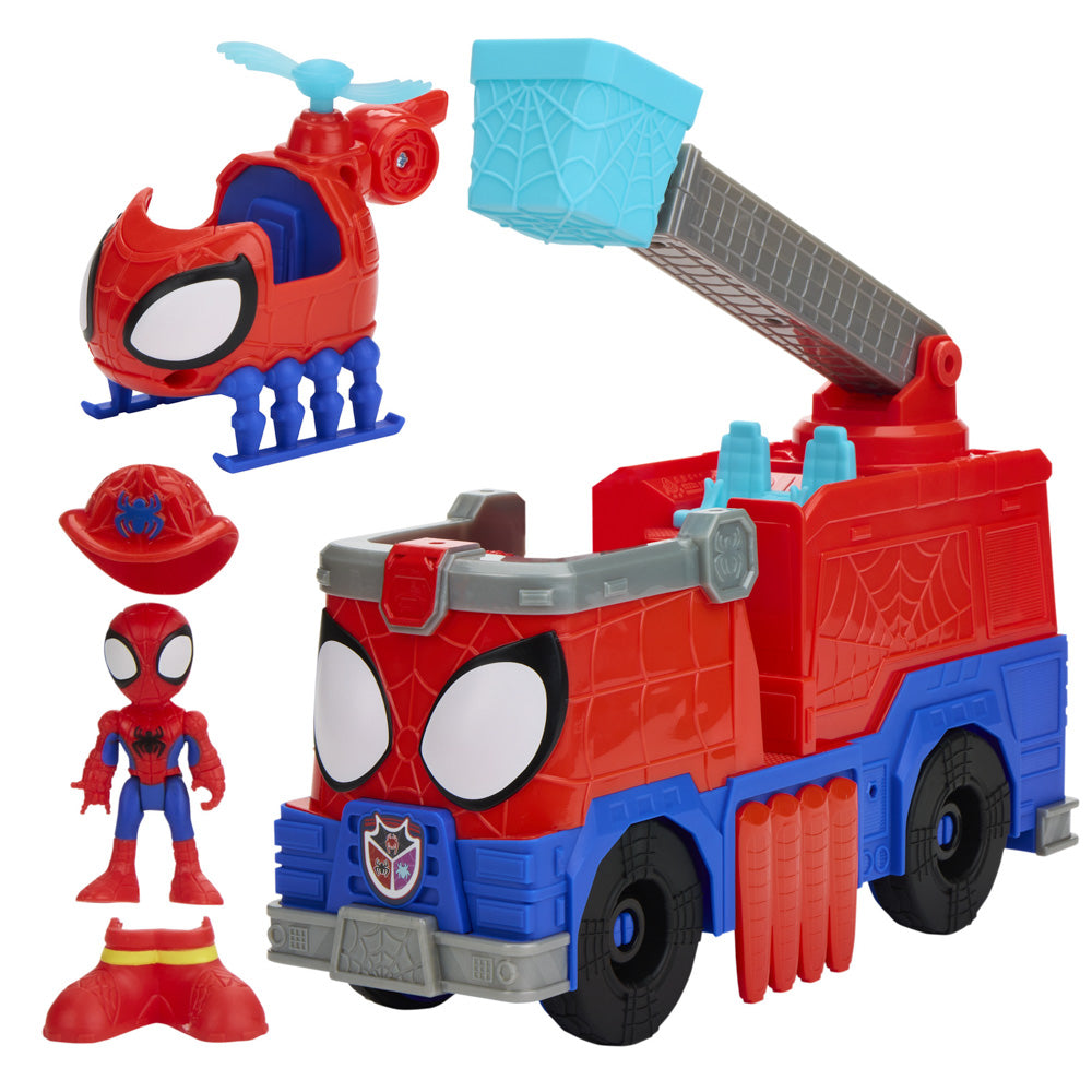 Marvel Spidey and His Amazing Friends Rescue-Webs Firetruck