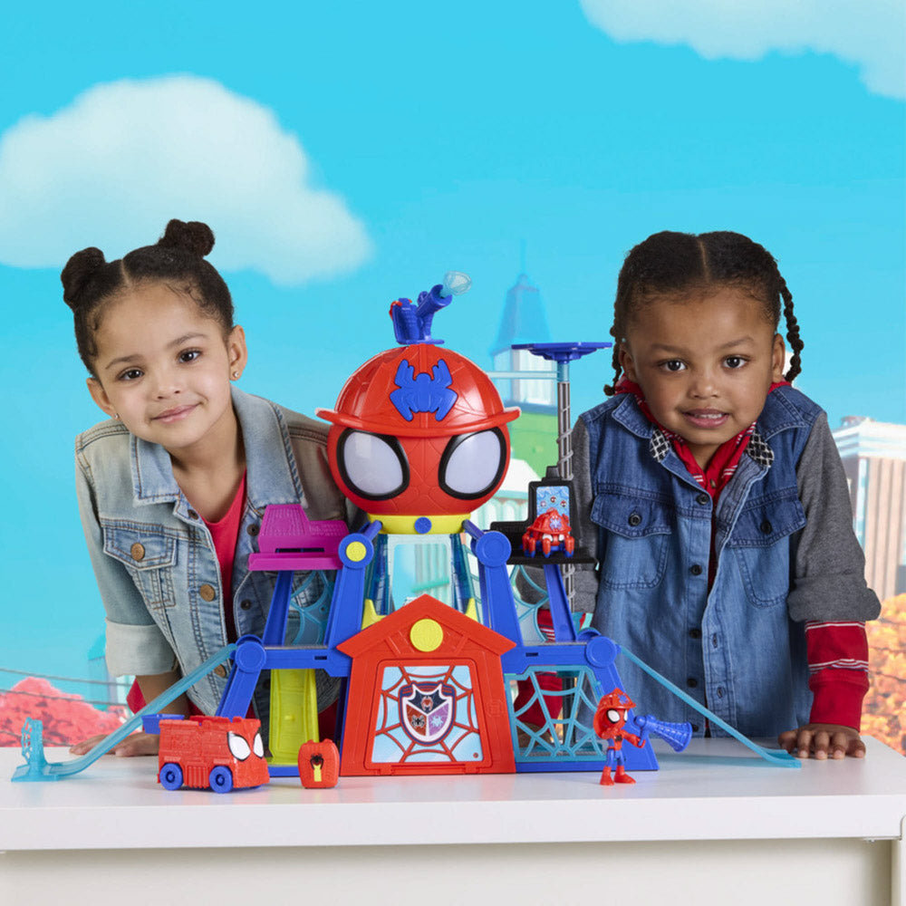 Marvel Spidey and His Amazing Friends Rescue-Webs & Web-Quarters Playset