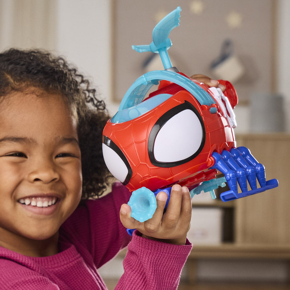 Marvel Spidey and His Amazing Friends Team Spidey - Spidey Copter Vehicle & Figure