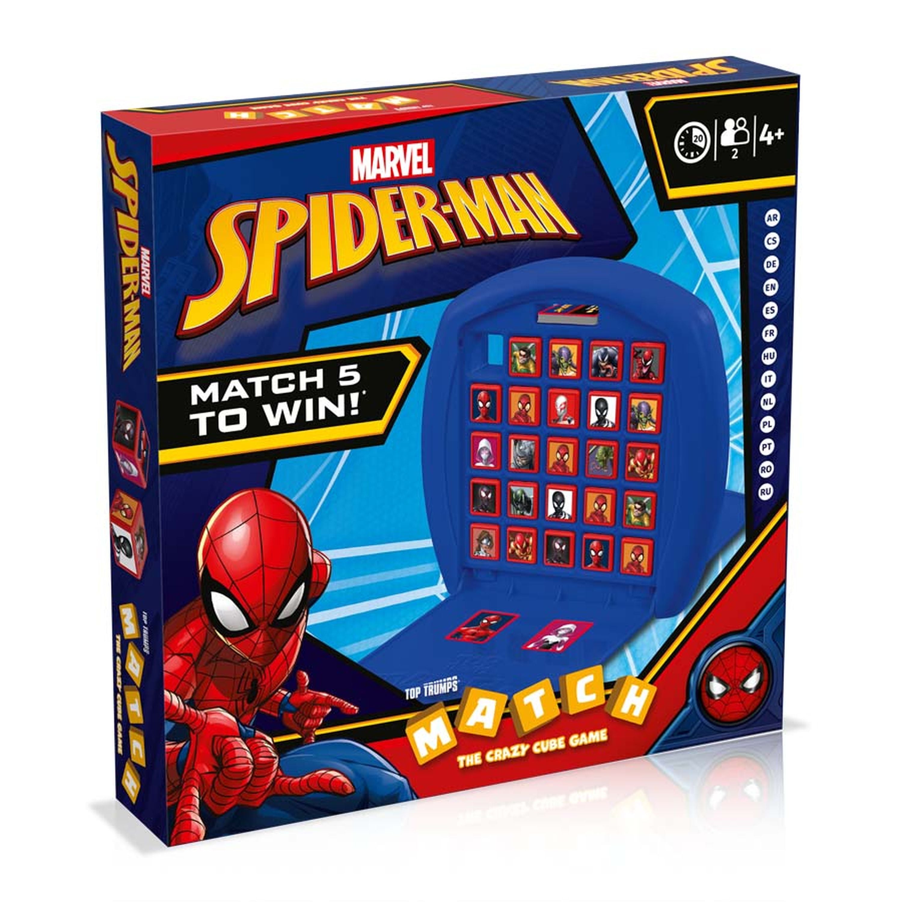 Marvel Spider-Man Match Crazy Cube Game – Toyworld NZ
