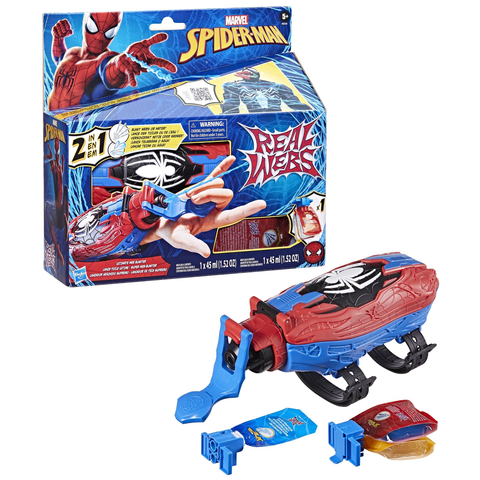 Spider-Man  Real Webs Ultimate Web Blaster - Toyworld NZ