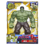 Marvel Spider-Man Brand New Day Savage Smash Hulk Figure toy with face-changing ability, in packaging