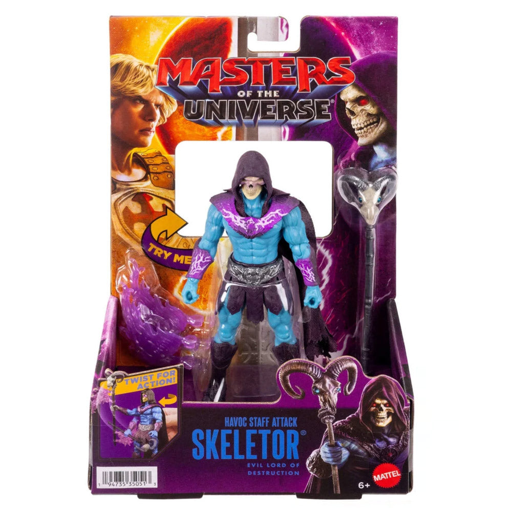 Masters of the Universe Skeletor Action Figure 5.5 Inch toy, in packaging