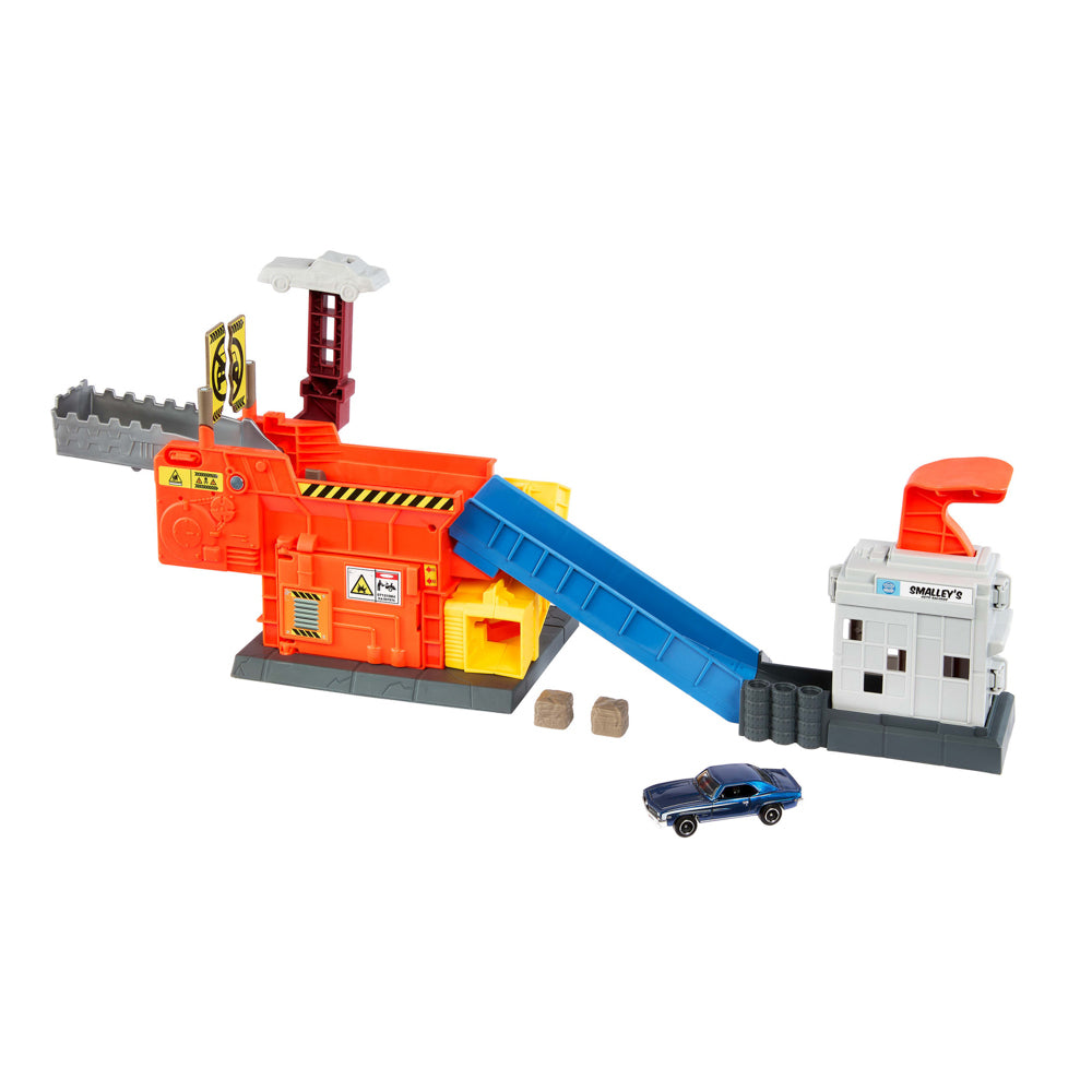 Matchbox The Movie Smalley's Launch & Crush Station Vehicle Playset.