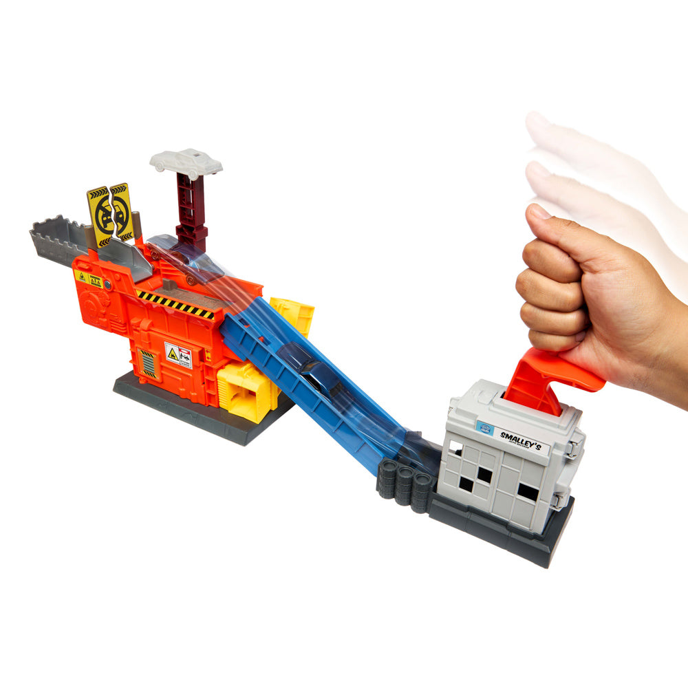 Matchbox The Movie Smalley's Launch & Crush Station Vehicle Playset.