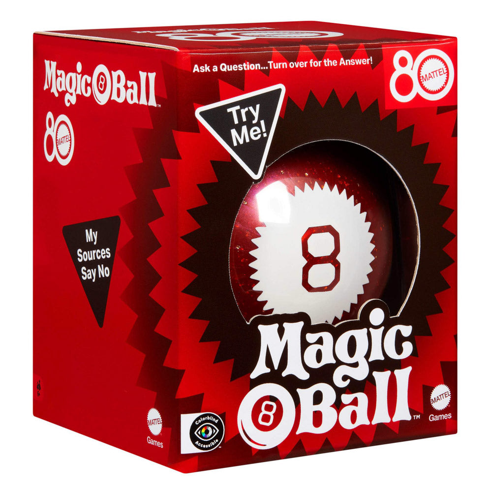 Mattel Games 80th Anniversary Ruby Magic 8 Ball