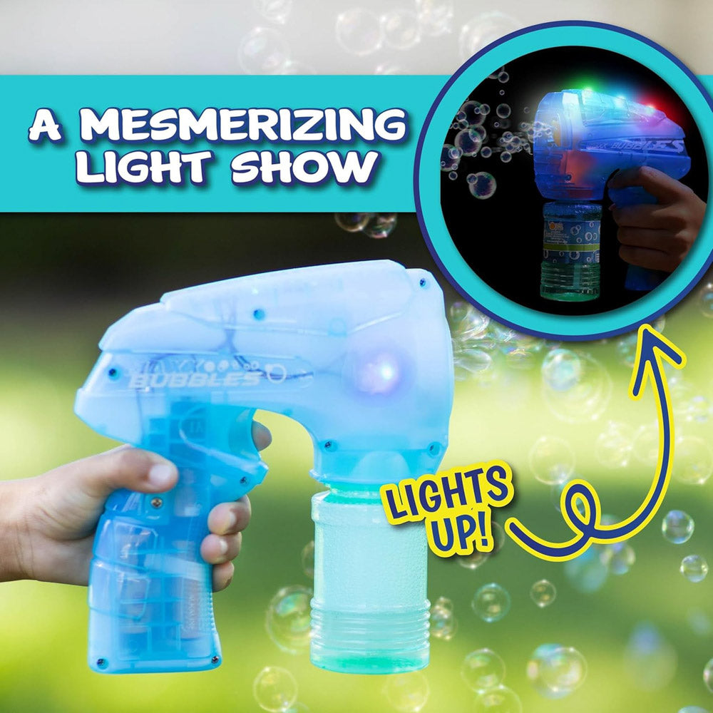 Maxx Bubbles Super Light-Up Bubble Blower toy.