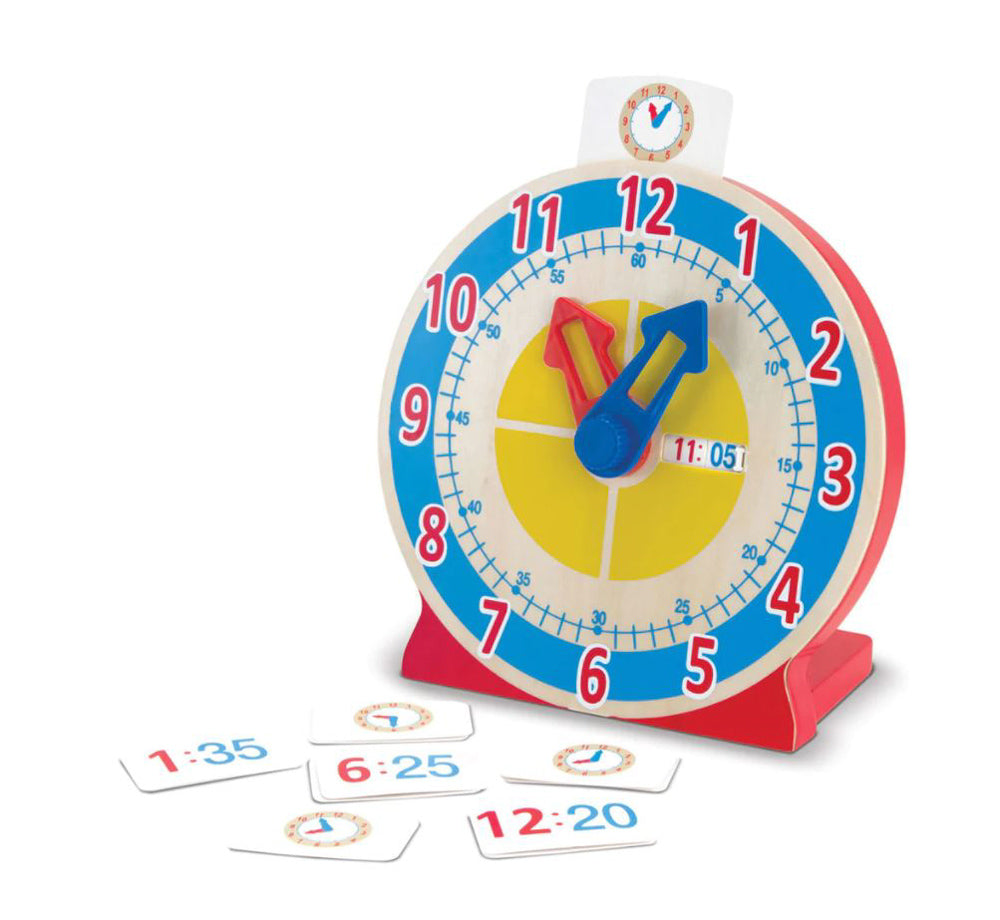 Melissa & Doug Turn & Tell Wooden Clock