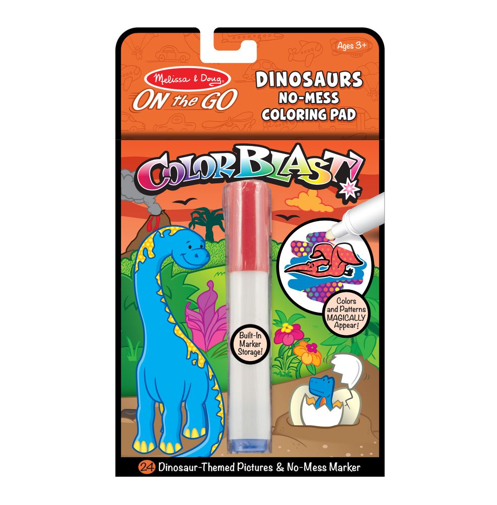 Melissa & Doug - On The Go - Color Blast - Dinosaurs