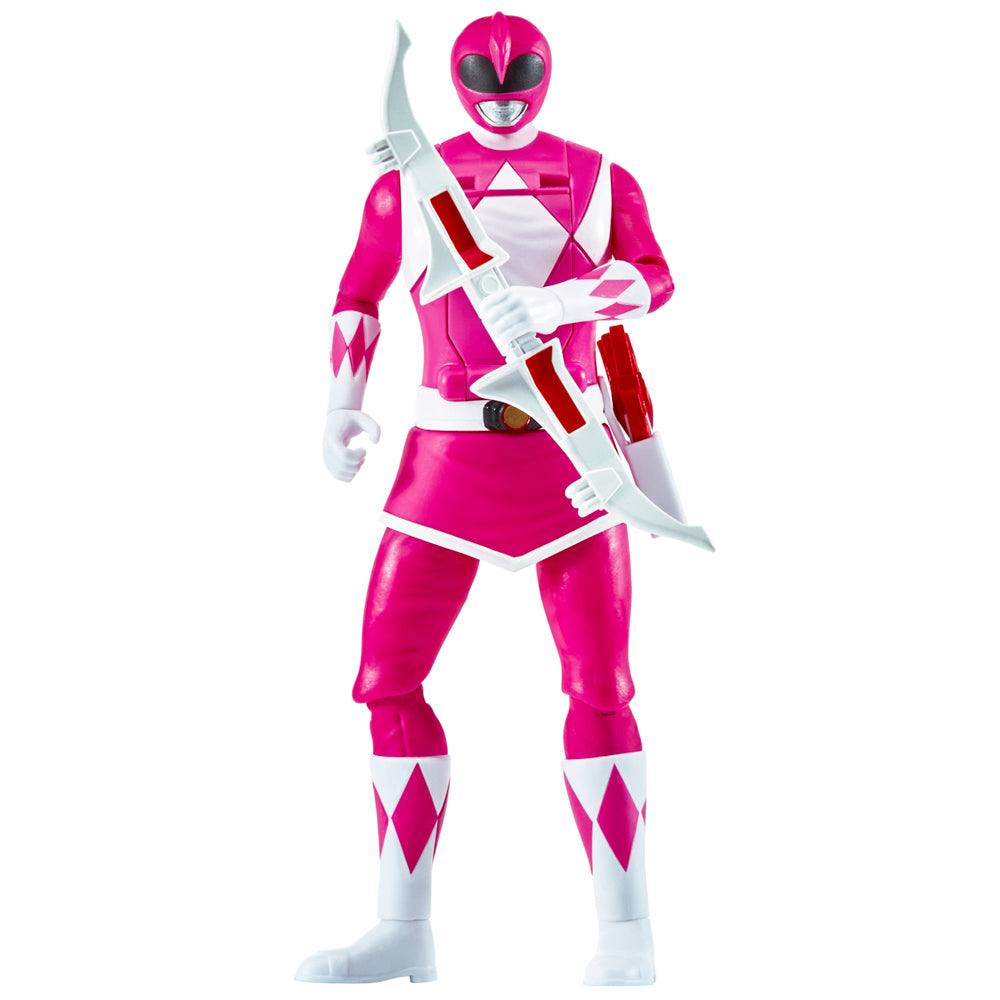 Mighty Morphin Power Rangers Auto-Morphin Figures - Pink Ranger toy, that changes head.