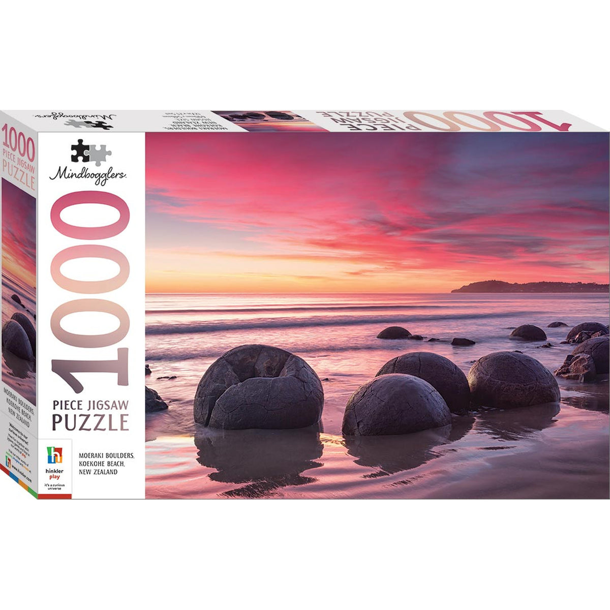 Mindbogglers 1000 Piece Jigsaw Puzzle - Koekohe Beach.