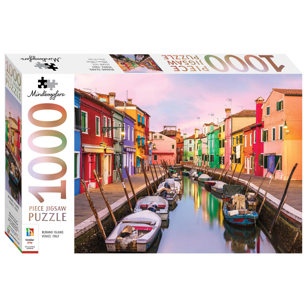 Mindbogglers 1000 Piece Puzzle - Burano Island Venice Italy.