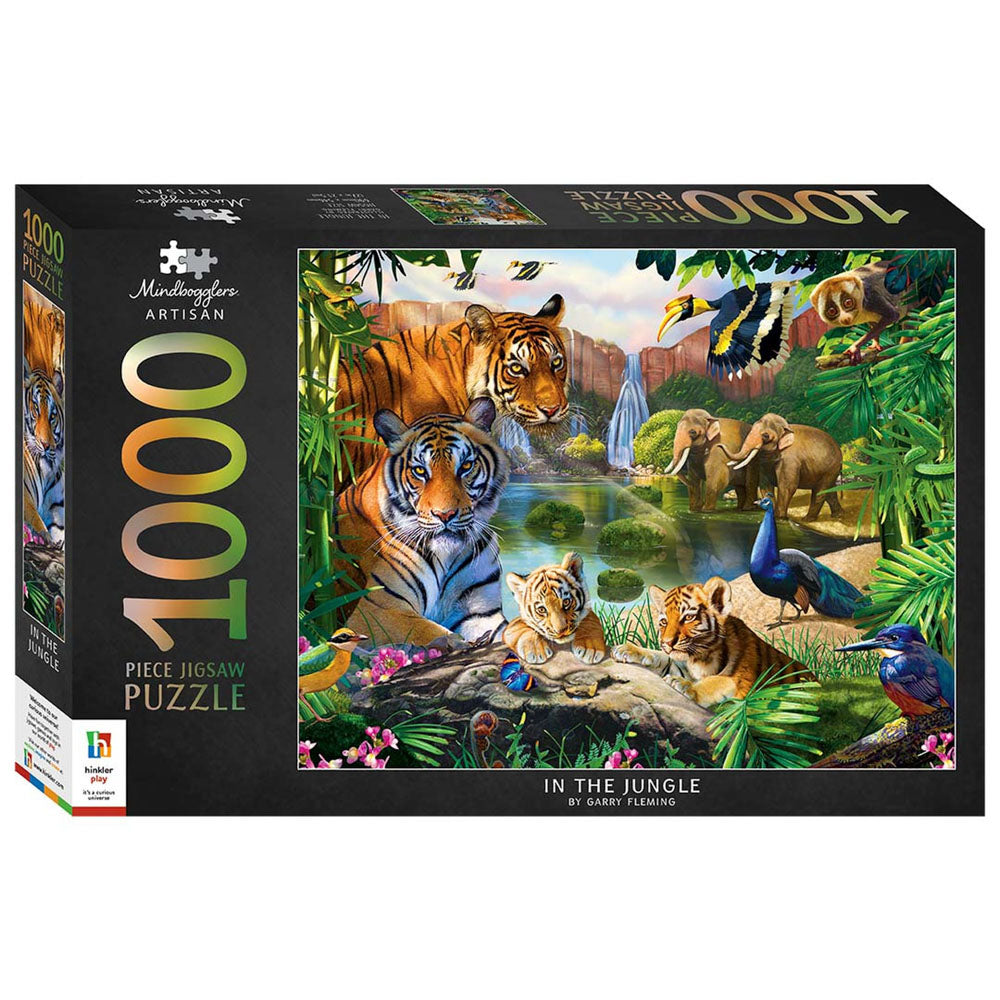 Mindbogglers Artisan 1000 Piece Puzzle - In the Jungle.