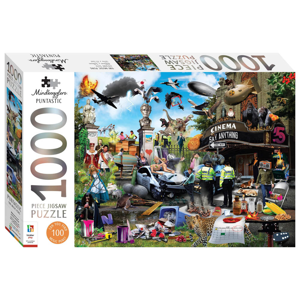 Mindbogglers Puntastic 1000 Piece Puzzle - Music.