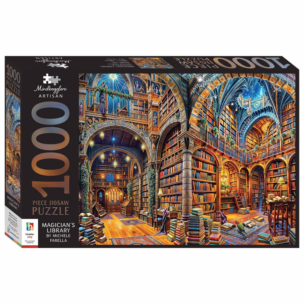 Mindbogglers Artisan 1000 Piece Puzzle - Magician's Library