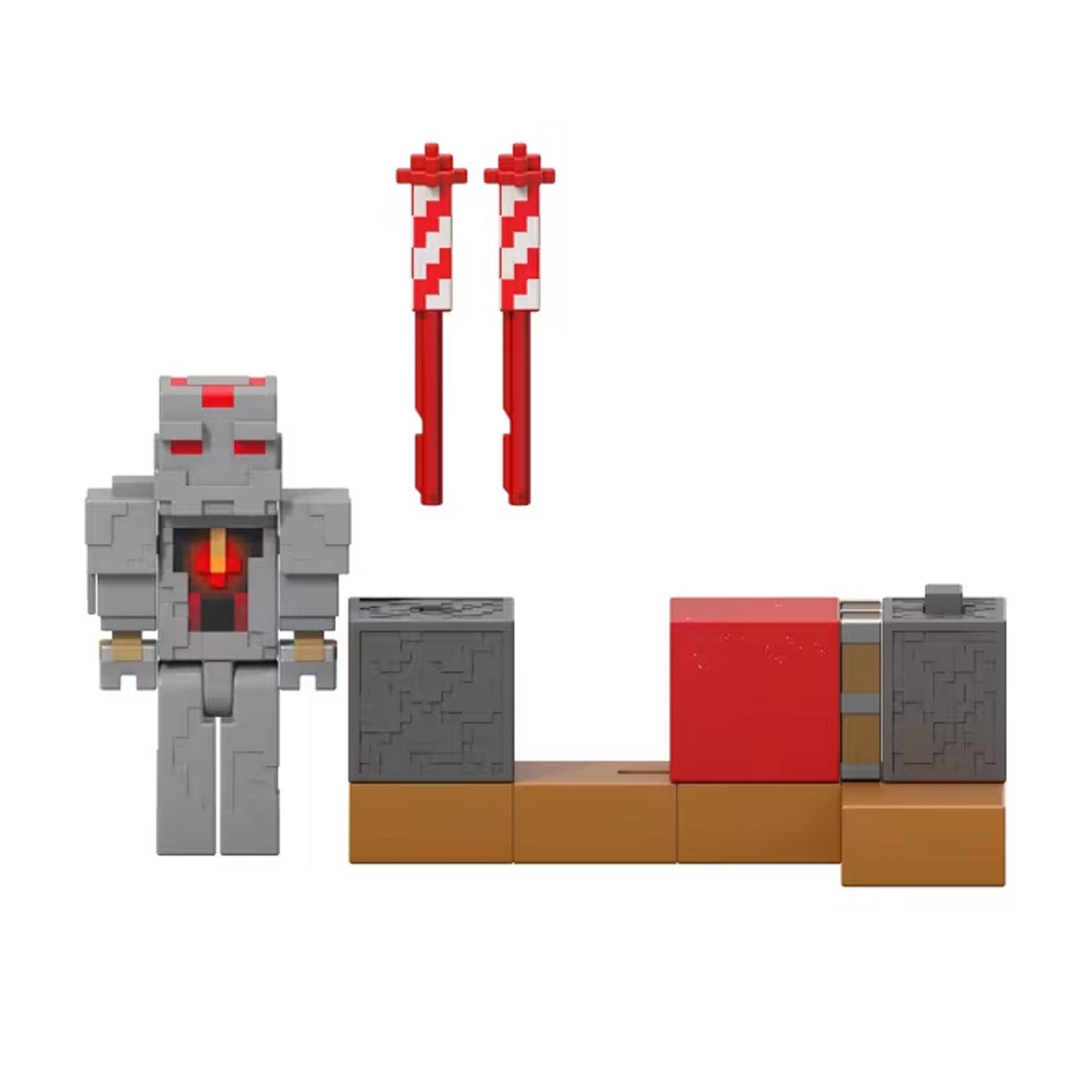 Minecraft Redstone Protector's Firework Launcher Figure Toy Set